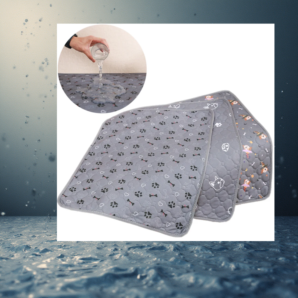 Caratteristiche tappetino lavabile: super assorbente, riutilizzabile, antistrappo, protezione totale